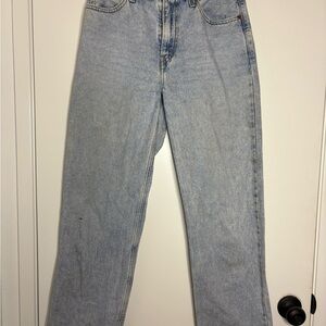 Levi's Light Blue Cropped Jeans